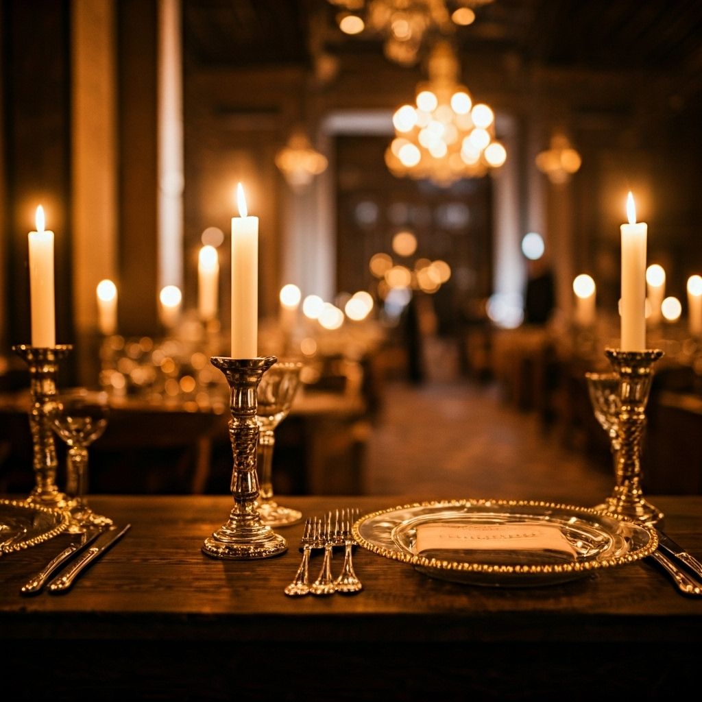 Exquisite table arrangements